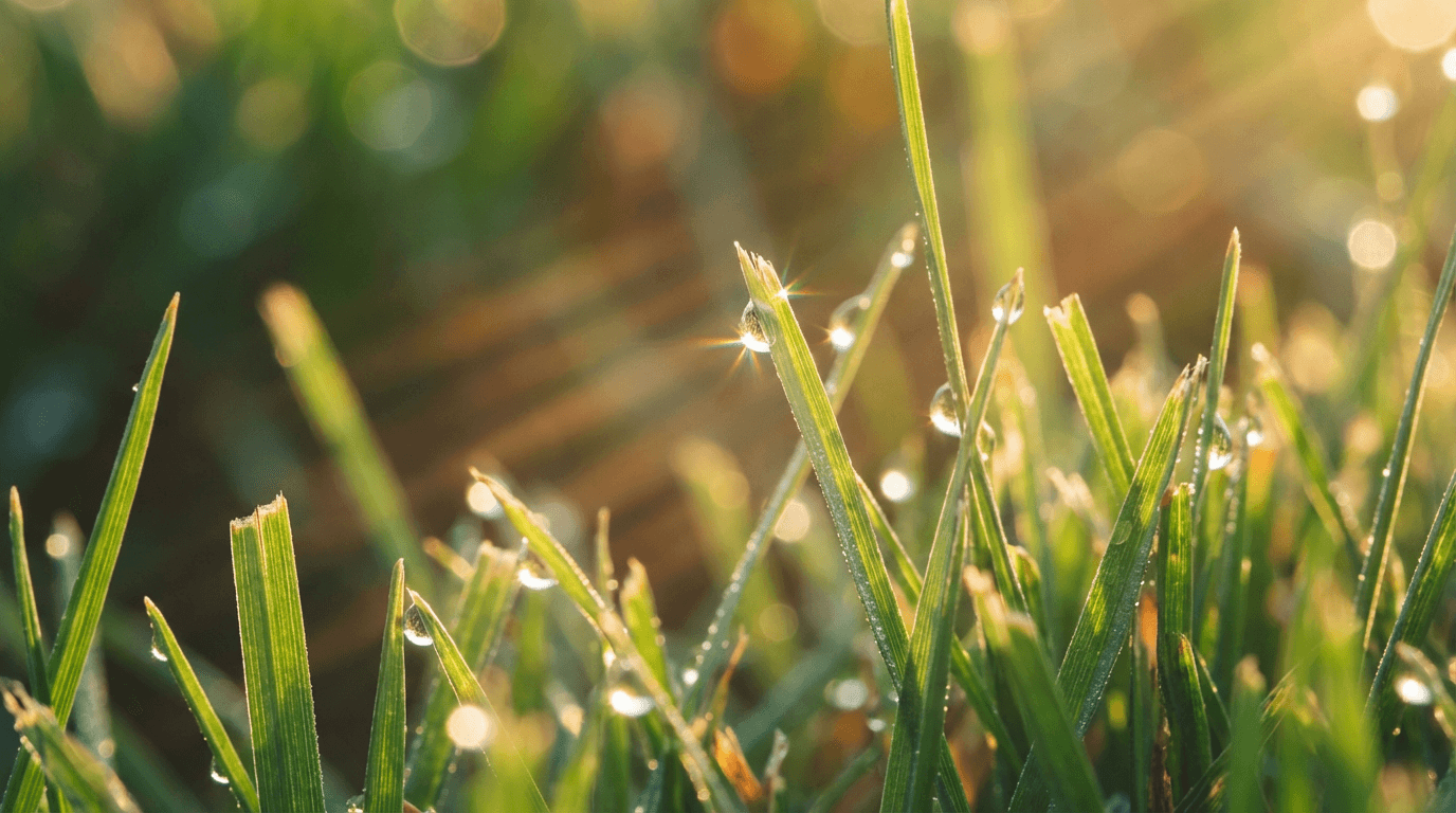 Professional lawn mowing service cutting residential lawn with precision